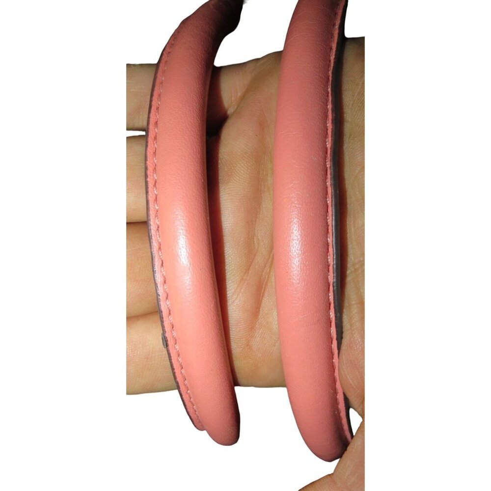 Coach 2012 Ashley Pink Leather Laser Cut Eyelet Triple Compartment Hobo Bag - Picture 8 of 14